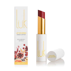 LUK BEAUTIFOOD - Lip Nourish Cranberry Citrus Natural Lipstick
