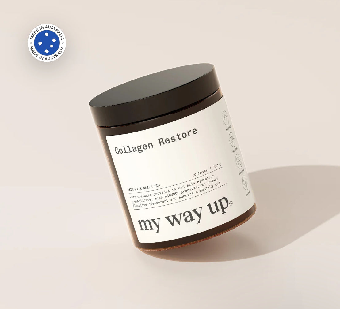 Collagen Restore™
Advanced gut + beauty boost