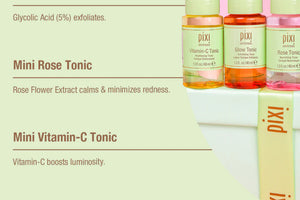 Tonic Trio Kit with Makeup Travel Bag