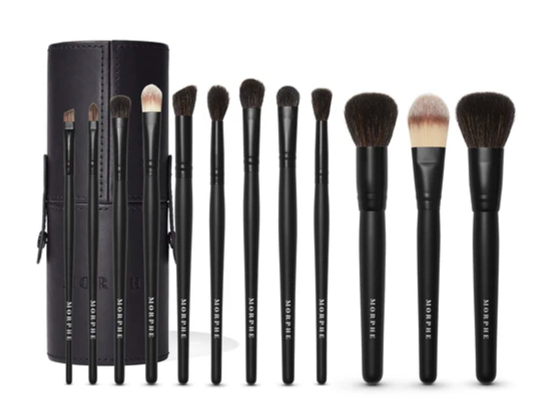 Vacay Mode 12-Piece Face & Eye Brush Set