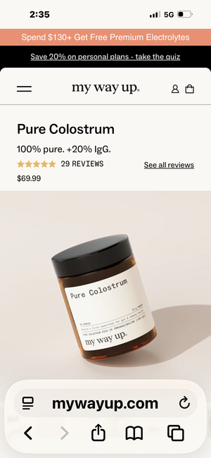Pure Colostrum