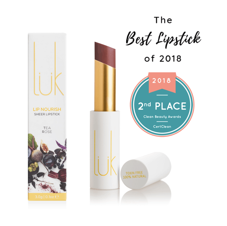 LUK BEAUTIFOOD - Lip Nourish Tea Rose Natural Lipstick