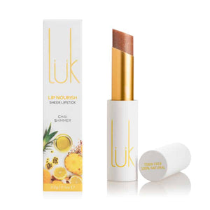 LUK BEAUTIFOOD - Lip Nourish Chai Shimmer Natural Lipstick