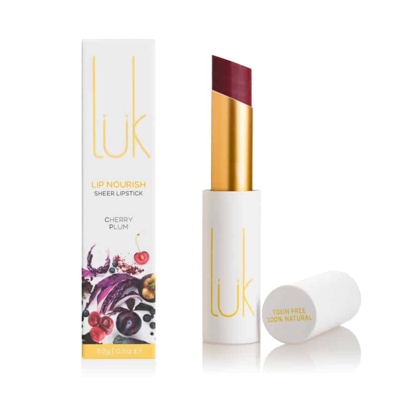 LUK BEAUTIFOOD - Lip Nourish Cherry Plum Natural Lipstick