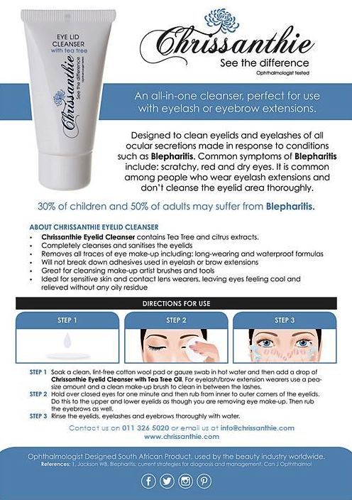 CHRISSANTHIE Eyelid Cleanser