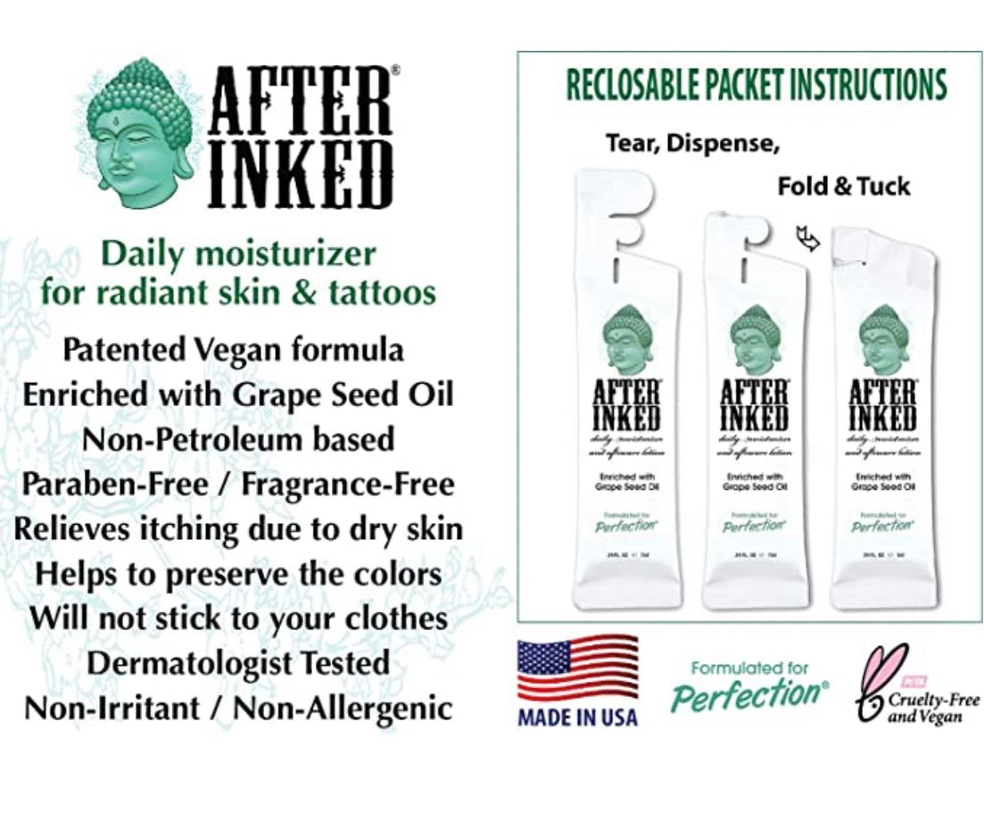 AFTER INKED Tattoo Moisturizer and Aftercare Lotion 7ml