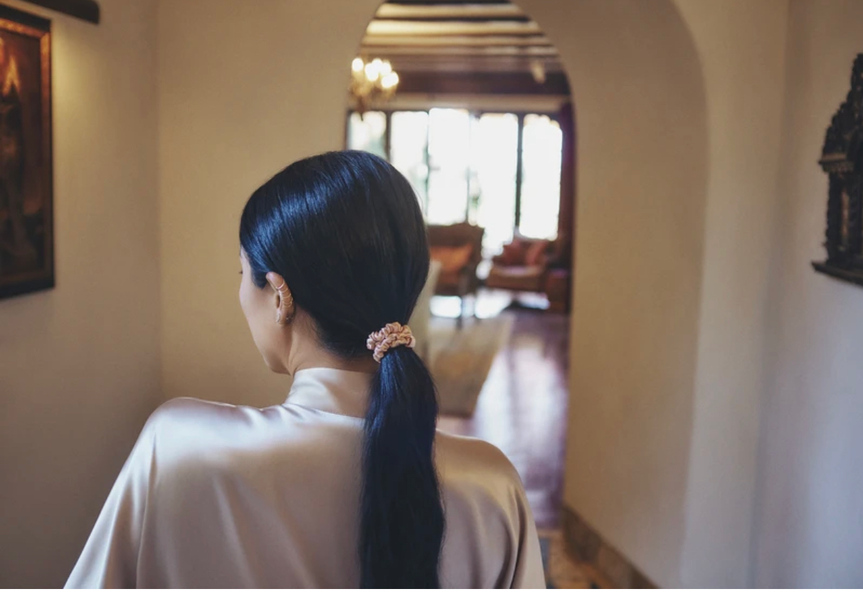 Desert Rose Skinny Scrunchie